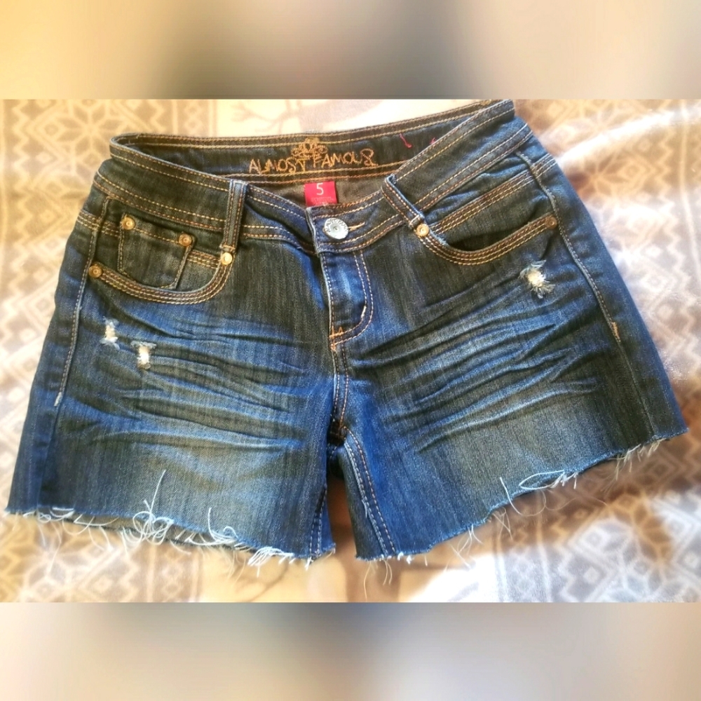 Cutoff Jean Shorts